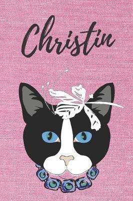 Book cover for personalisiertes Notizbuch Katze / Notizheft / Journal / Malbuch / Tagebuch / Kritzelbuch / DIN A5 / Geschenk Christin