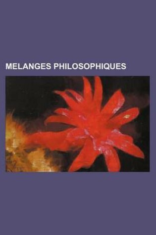 Cover of Melanges Philosophiques (7)