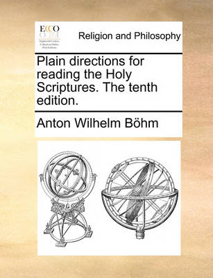 Book cover for Plain Directions for Reading the Holy Scriptures. the Tenth Edition.