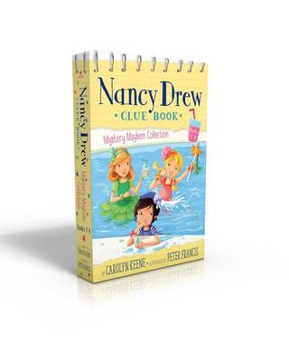 Book cover for Nancy Drew Clue Book Mystery Mayhem Collection Books 1-4 (Boxed Set)