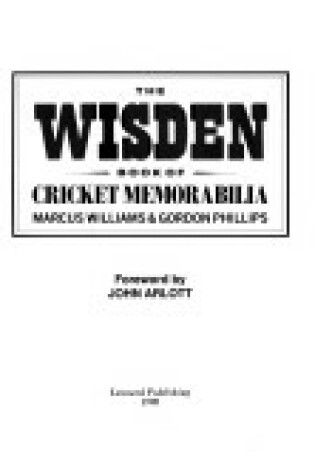 Cover of The Wisden Book of Cricket Memorabilia
