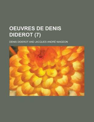 Book cover for Oeuvres de Denis Diderot (7)