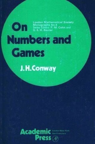 Cover of On Numbers and Games