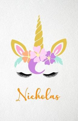 Book cover for Nicholas A5 Lined Notebook 110 Pages