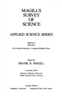 Book cover for Magills Surv of Scienc Appl Scienc 1993 6 Vols