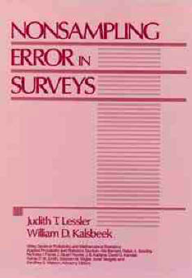 Book cover for Nonsampling Error in Surveys