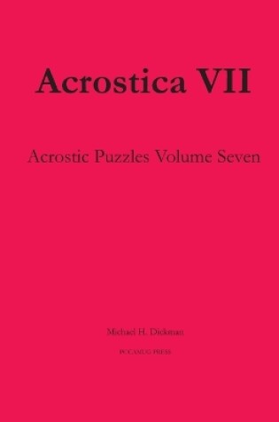 Cover of Acrostica VII