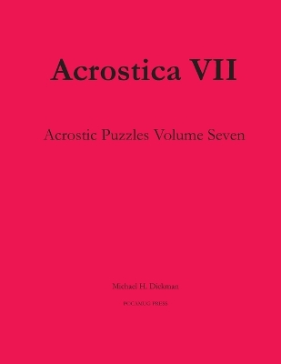 Cover of Acrostica VII