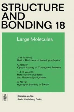 Cover of Large Molecules