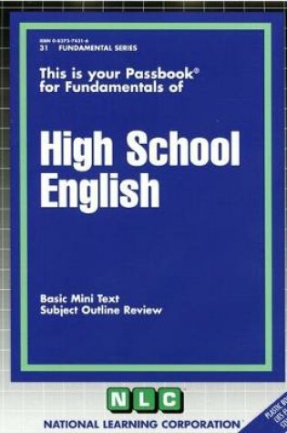 Cover of HIGH SCHOOL ENGLISH
