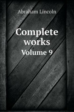 Cover of Complete works Volume 9