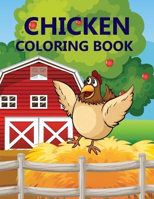 Book cover for Chicken Coloring Book