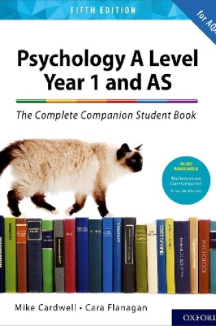 Cover of The Complete Companions: AQA Psychology A Level: Year 1 and AS Student Book