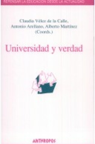 Cover of Universidad y Verdad