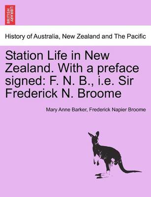 Book cover for Station Life in New Zealand. with a Preface Signed