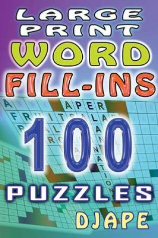 Cover of Large Print Word Fill-ins