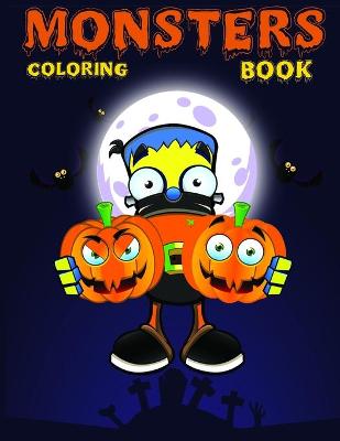 Book cover for Monsters Coloring Book
