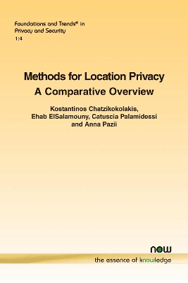 Book cover for Methods for Location Privacy