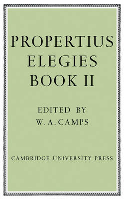 Book cover for Propertius: Elegies