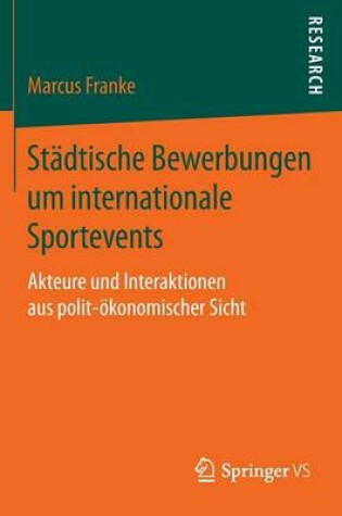 Cover of Städtische Bewerbungen um internationale Sportevents