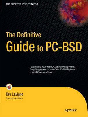 Book cover for The Definitive Guide to PC-BSD