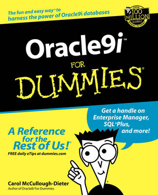 Book cover for Oracle 9i for Dummies