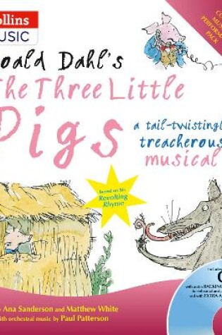 Cover of Roald Dahl's The Three Little Pigs (Book + CD/CD-ROM)