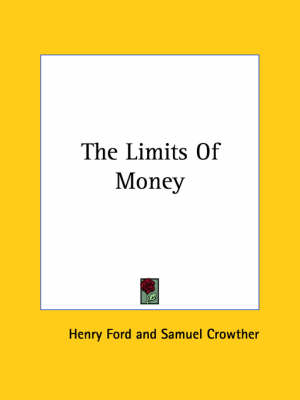 Book cover for The Limits of Money