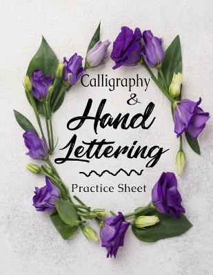 Book cover for Calligraphy and Hand Lettering Practice Sheet