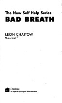 Cover of Bad Breath