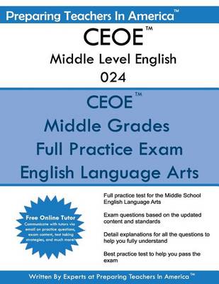 Book cover for Ceoe Middle Level English 024