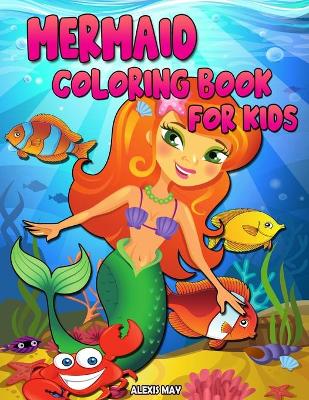 Book cover for Mermaid Coloring Book for Kids