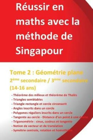 Cover of Reussir en maths avec la methode de Singapour - Tome 2