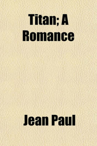 Cover of Titan; A Romance