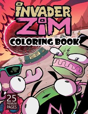 Book cover for Invader Zim Coloring Book