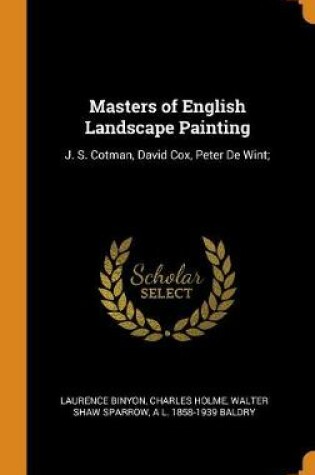Cover of Masters of English Landscape Painting