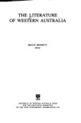 Cover of The Literature of Western Australia