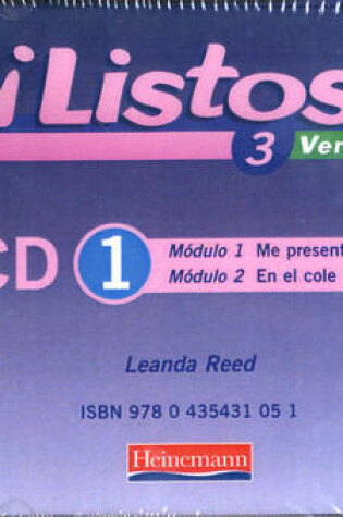 Cover of Listos 3 Verde Audio CDs 1-3 Pack 2006 Edition