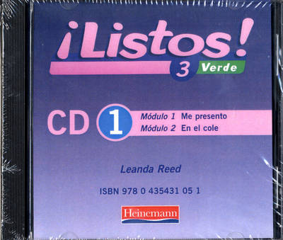 Book cover for Listos 3 Verde Audio CDs 1-3 Pack 2006 Edition