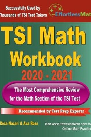 Cover of TSI Math Workbook 2020 - 2021