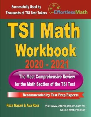 Book cover for TSI Math Workbook 2020 - 2021