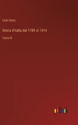 Book cover for Storia d'Italia dal 1789 al 1814