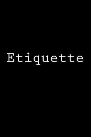 Cover of Etiquette