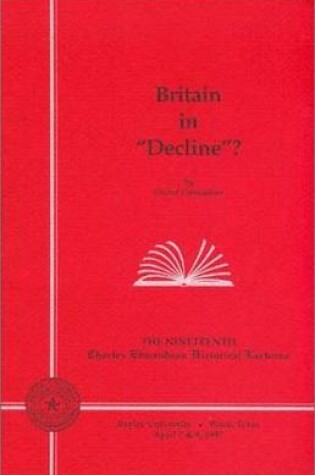 Cover of Britain in ""Decline""?