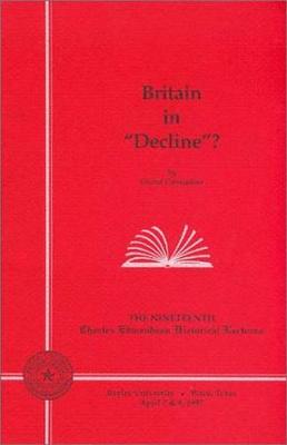 Book cover for Britain in ""Decline""?