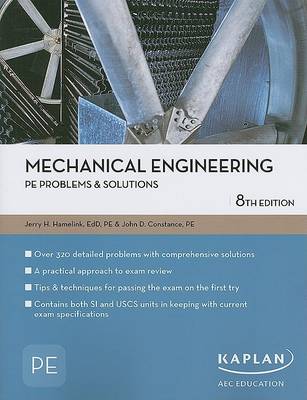 Book cover for Mechanical Engineering PE Problems and Solutions