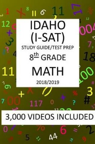 Cover of 8th Grade INDIANA I-STEP+, 2019 MATH, Test Prep