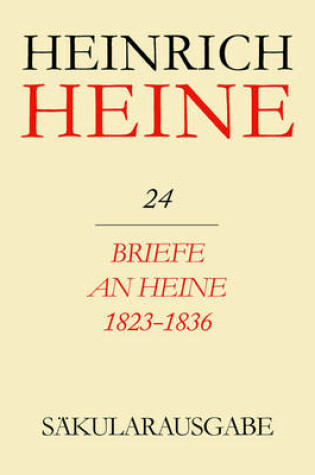 Cover of Briefe an Heine 1823-1836