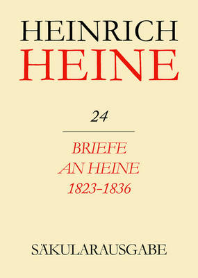 Book cover for Briefe an Heine 1823-1836