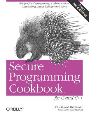 Book cover for Secure Programming Cookbook for C and C++